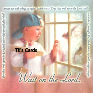 Kathy Fincher "Wings" Get Well Scripture Select Card #36842