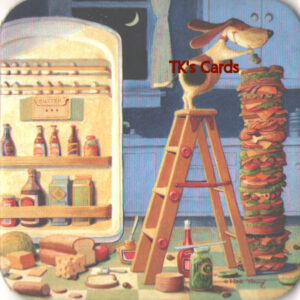 Ned Young "Ladder Sandwich" A Dog's Life Coaster