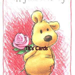 Rory Tyger "Teddy Bear Hug" Valentine's Day Card #40653