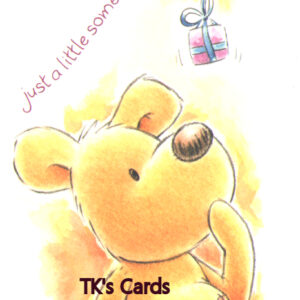 Rory Tyger "Teddy Bear, Bee & Gift" Birthday Notions Card #95235