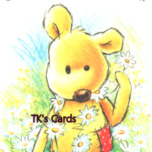 Rory Tyger "Teddy Bear & Daisies" Birthday Notions Card #95237
