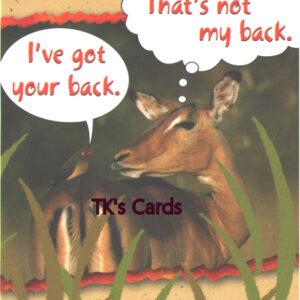 Masterfile "Deer & Bird" Encouragement Card #18234