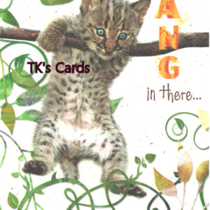 Lisa and Mike Husar "Bobcat Cub" Encouragement Card #18237