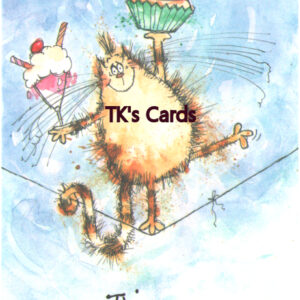 Margaret Sherry "Cat, Cupcake, Milkshake" Birthday Kats Card #29199