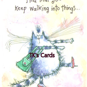 Margaret Sherry "Cat Shopping" Birthday Kats Card #29201