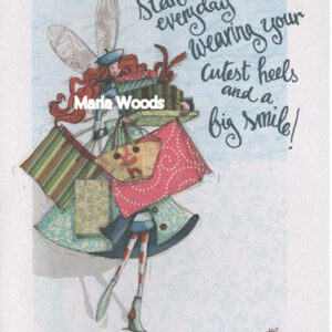Maria Woods "Sparkle Fairies" Birthday Foil Card #99624