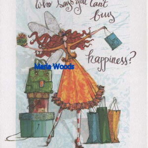 Maria Woods "Sparkle Fairies" Birthday Foil Card #99630