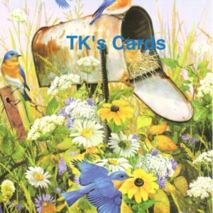 Greg Giordano "Bluebird Mailbox" Blank Notecard #35969