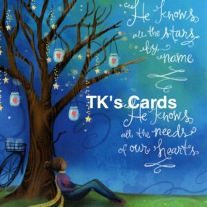 Megan Hagel Encouragement "Scripture" Glitter Card #14719