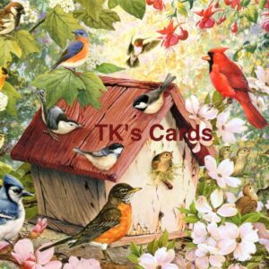 Greg Giordano "Spring Birdhouse" Get Well Card #11801