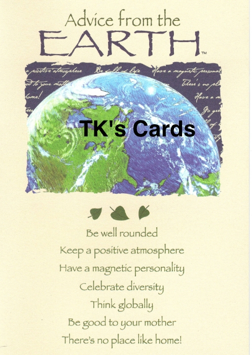 Your True Nature "Advice Earth" Birthday Card #60269 - TK's Cards
