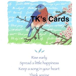 Your True Nature "Advice Bluebird" Birthday Card #60271