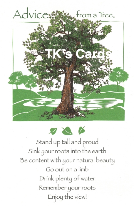 Your True Nature "Advice Tree" Birthday Card #60273 - TK's Cards