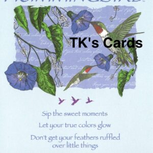 Your True Nature "Advice Hummingbird" Birthday Card #60274