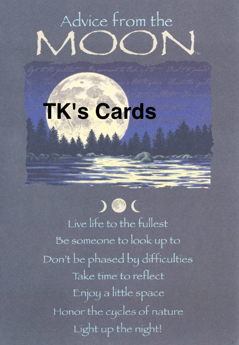 Your True Nature "Advice Moon" Birthday Card #60282 - TK's Cards