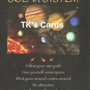 Your True Nature "Advice Solar System" Birthday Card #60400