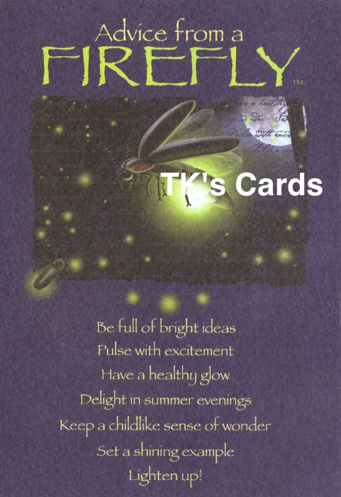 Your True Nature "Advice Firefly" Birthday Card #60403 - TK's Cards