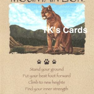 Your True Nature "Advice Mountain Lion" Birthday Card #60405