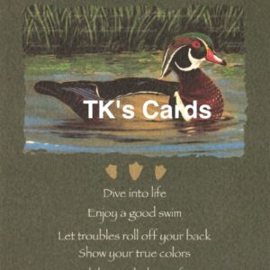 Your True Nature "Advice Wood Duck" Birthday Card #60406
