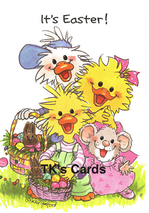 Suzy S Zoo Suzy Friends Baskets Easter Card E60048 Tk S Cards